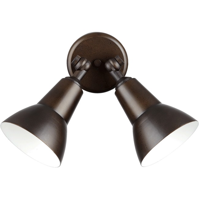 Signature Double Outdoor Spot Wall Light by Quorum