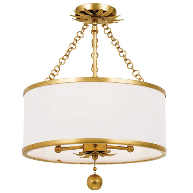 Broche Convertible Ceiling Light by Crystorama