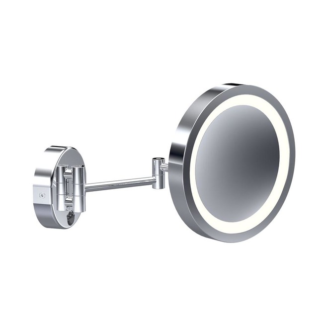 Baci Junior Round Double Arm Wall Mirror by Remcraft Lighting