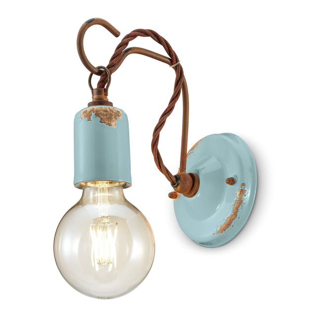 Vintage Hook Wall Light by Ferroluce