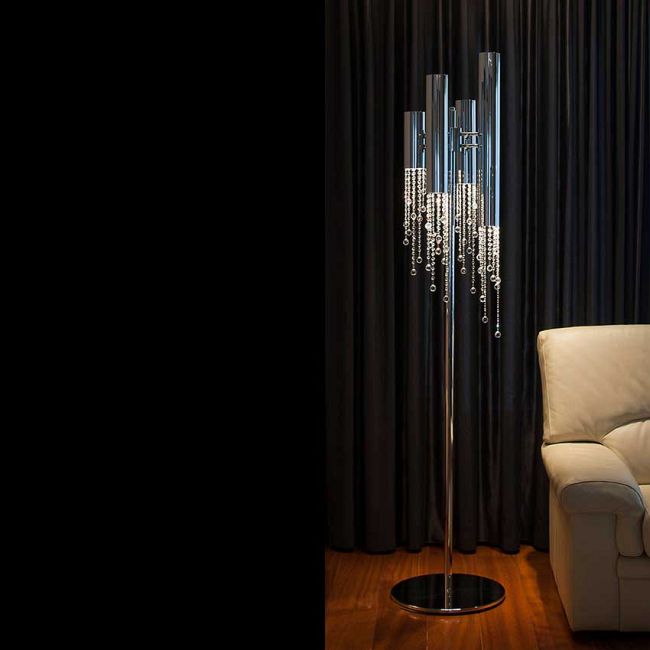 Sexy Crystals Up/Down Light Floor Lamp by Ilfari