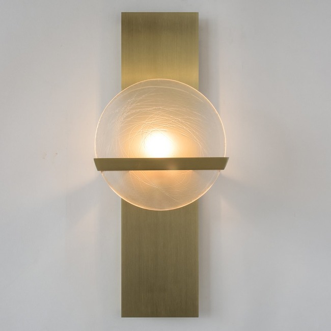 Lunette Rectangular Bar Wall Light by Ridgely Studio Works