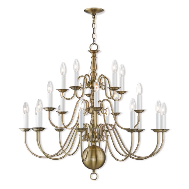 Williamsburgh 20 Light Chandelier by Livex Lighting