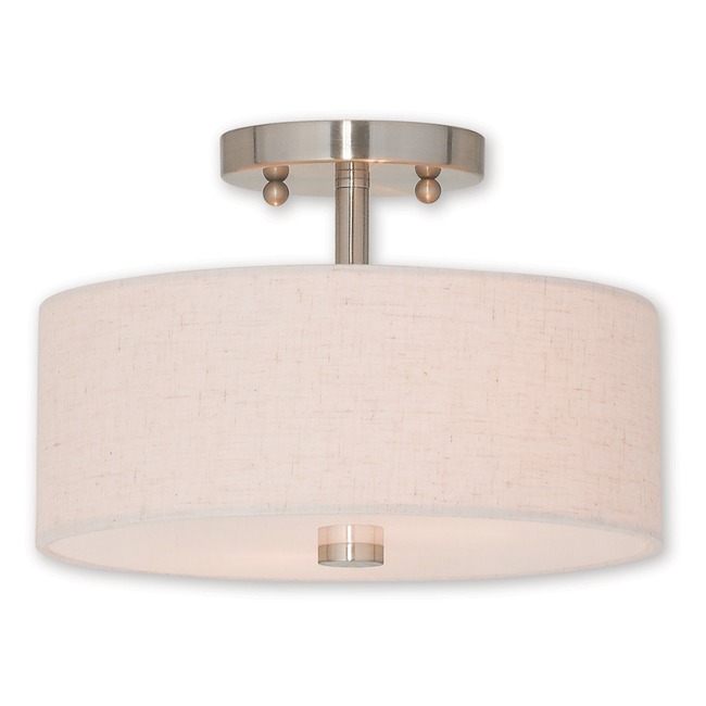 Meridian Semi Flush Ceiling Light by Livex Lighting