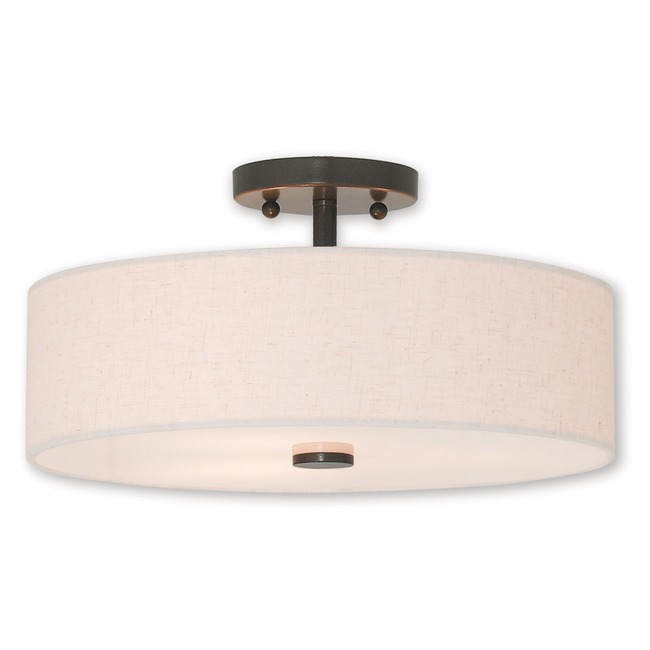 Meridian Semi Flush Ceiling Light by Livex Lighting