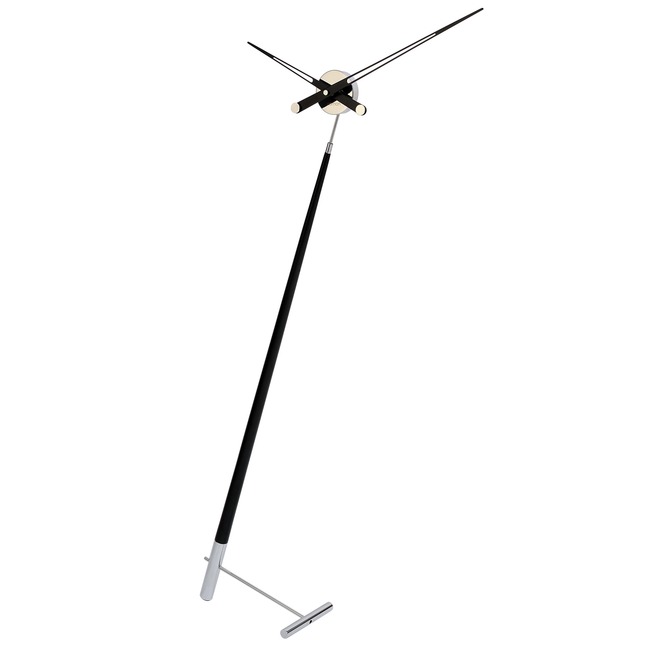 Pisa Chrome Floor Clock by Nomon