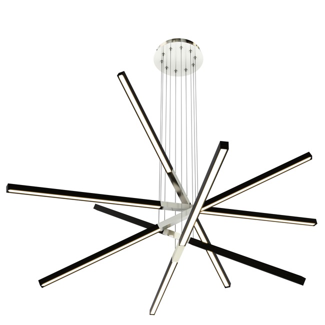 Pix Sticks Tie Stix Wood Warm Dim Suspension Remote Power by PureEdge Lighting