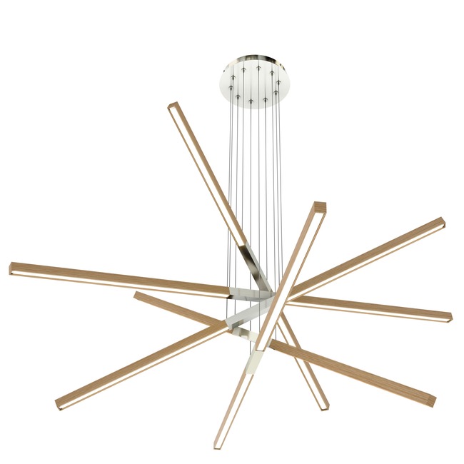 Pix Sticks Tie Stix Wood Suspension with Remote Power by PureEdge Lighting