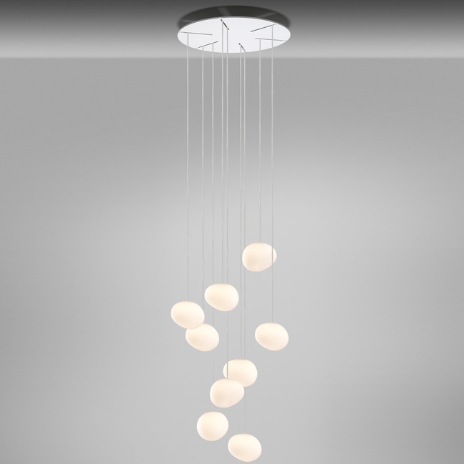 Gregg Piccola Round Multi Light Pendant by Foscarini