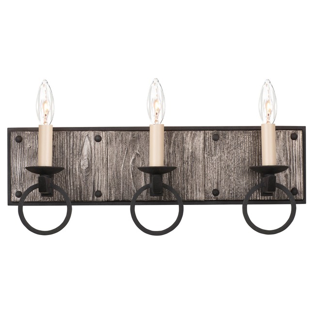 Laramie Bathroom Vanity Light by Kalco