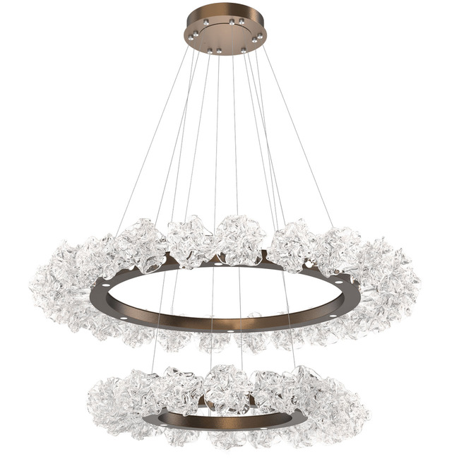 Blossom Two Tier Ring Chandelier by Hammerton Studio