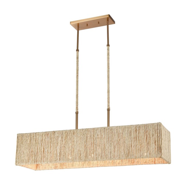 Abaca Linear Pendant by Elk Home