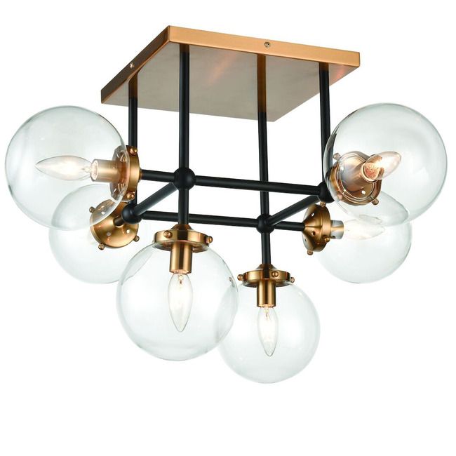 Boudreaux 6 Light Semi Flush Ceiling Light by Elk Home