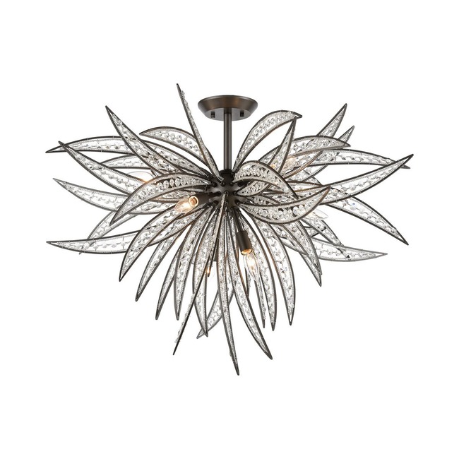 Naples Semi Flush Ceiling Light by Elk Home