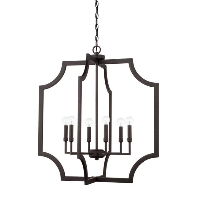 Lobed Square Foyer Pendant by Capital Lighting