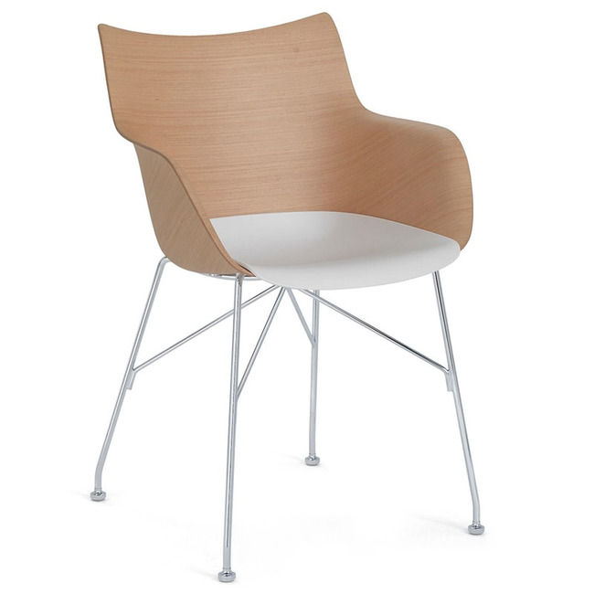 Q/Wood Armchair by Kartell
