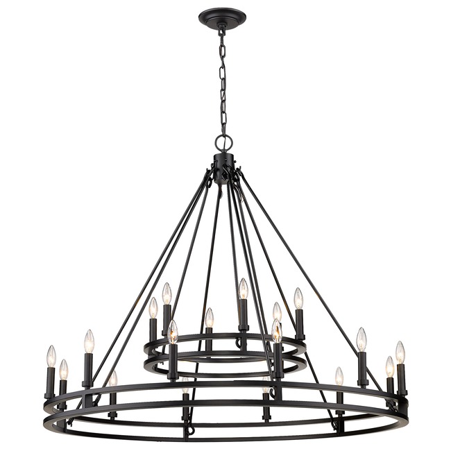 Dennison Two Tier Chandelier by Z-Lite