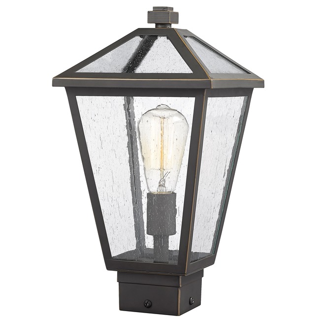 Talbot Outdoor Post Light with Square Fitter by Z-Lite