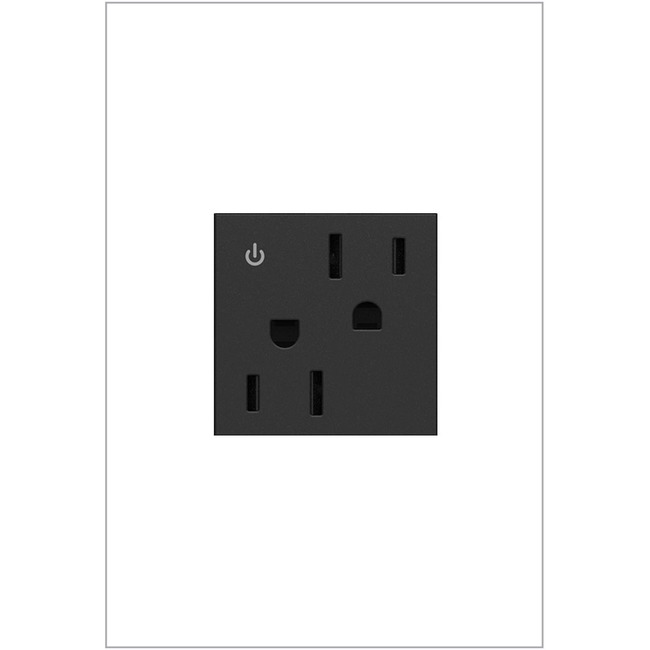 Dual Controlled 15 Amp Energy Saving Outlet by Legrand Adorne