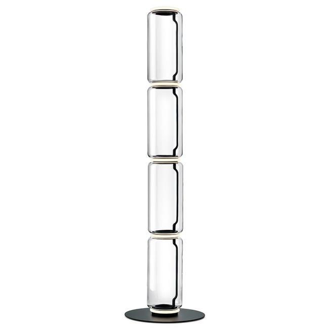 Noctambule High Cylinder Floor Lamp with Big Base by FLOS