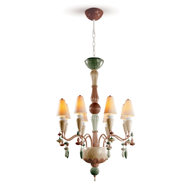Ivy and Seed Chandelier by Lladro