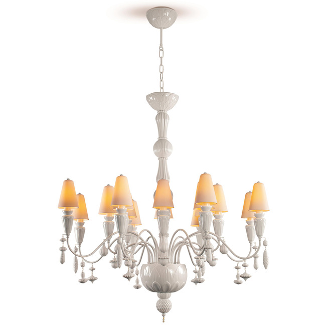 Ivy and Seed Chandelier by Lladro