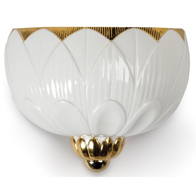 Ivy and Seed Wall Sconce by Lladro