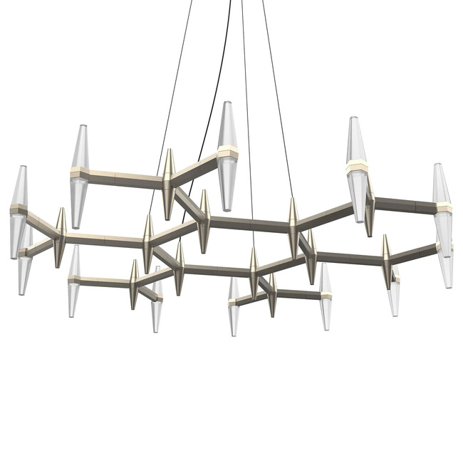 Prism Single Tier Chandelier by Blackjack Lighting