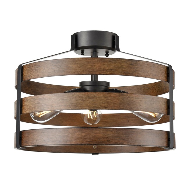 Fort Garry Semi Flush Ceiling Light by DVI Lighting