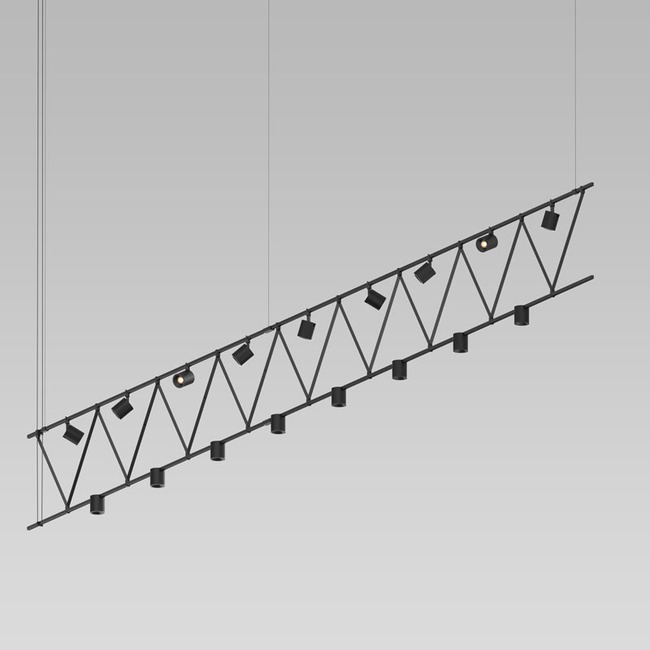 Suspenders Flat Truss Pendant w/ Direct Mount Cylinders by SONNEMAN - A Way of Light