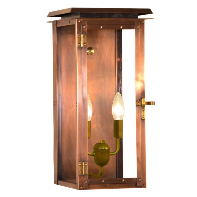 Hyland Flush Outdoor Wall Light by The CopperSmith