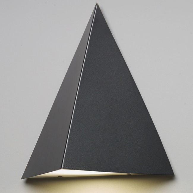 Fortis Pyramid Outdoor Wall Sconce by UltraLights