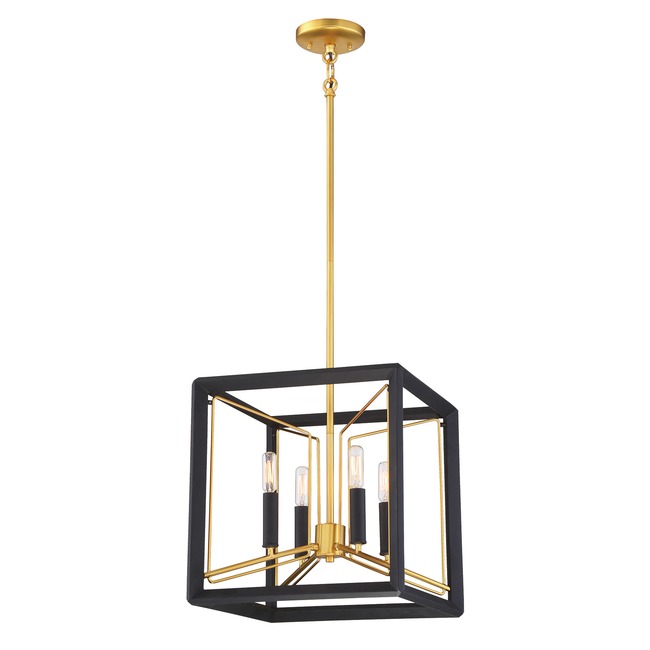 Sable Point Cube Pendant by Metropolitan Lighting