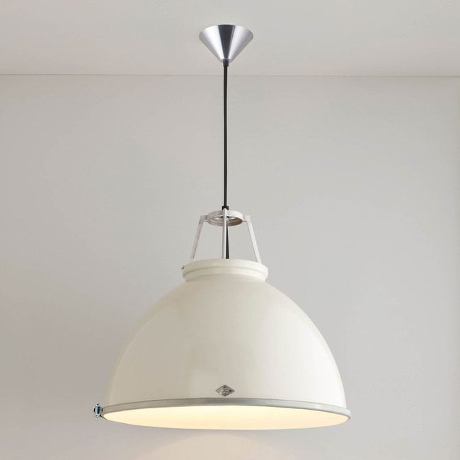 Titan Size 5 Pendant with Etched Glass Diffuser by Original BTC