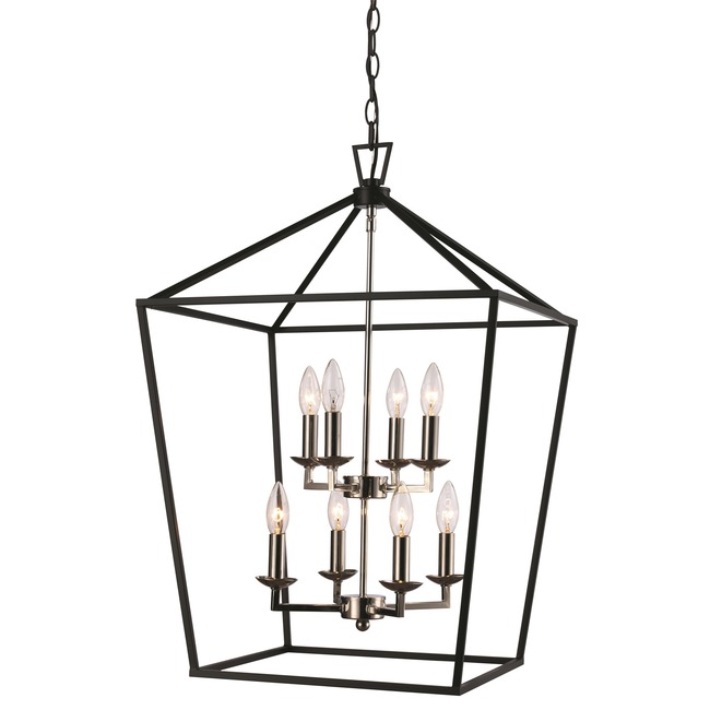 Tapered Lantern Foyer Pendant by Trans Globe