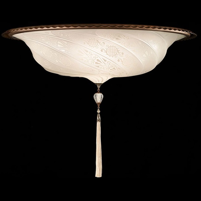 Scudo Saraceno Glass Ceiling Light by Venetian Designs