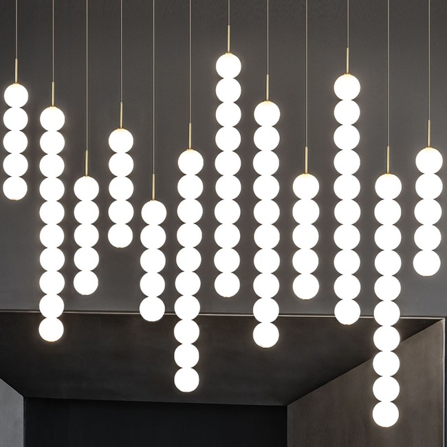 Abacus Linear Multi Light Pendant by Terzani USA