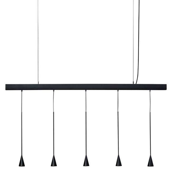 Skybell Multi Linear Light Pendant W/ Uplights by Bover