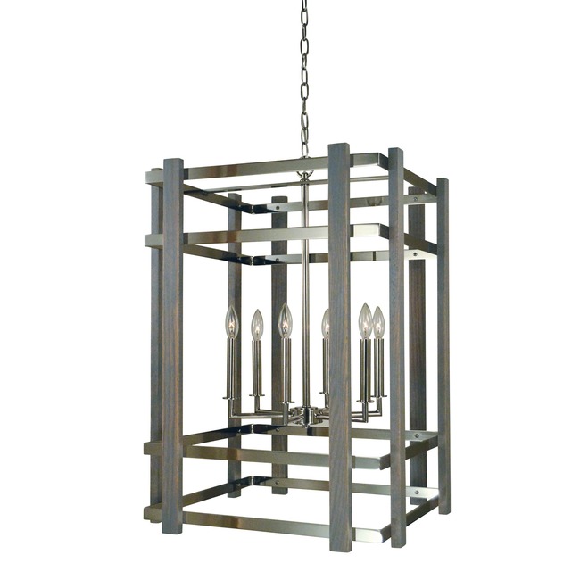 Arcadia Box Chandelier by Framburg