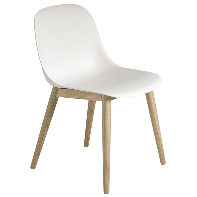 Fiber Side Chair Wood Base by Muuto