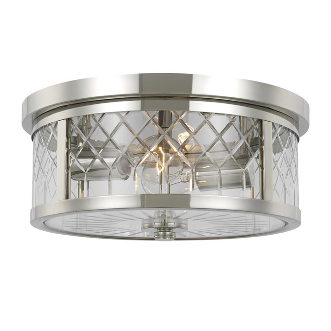 Alec Semi Flush Ceiling Light by Visual Comfort Studio