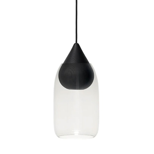 Liuku Drop Pendant with Glass Shade by Mater Design