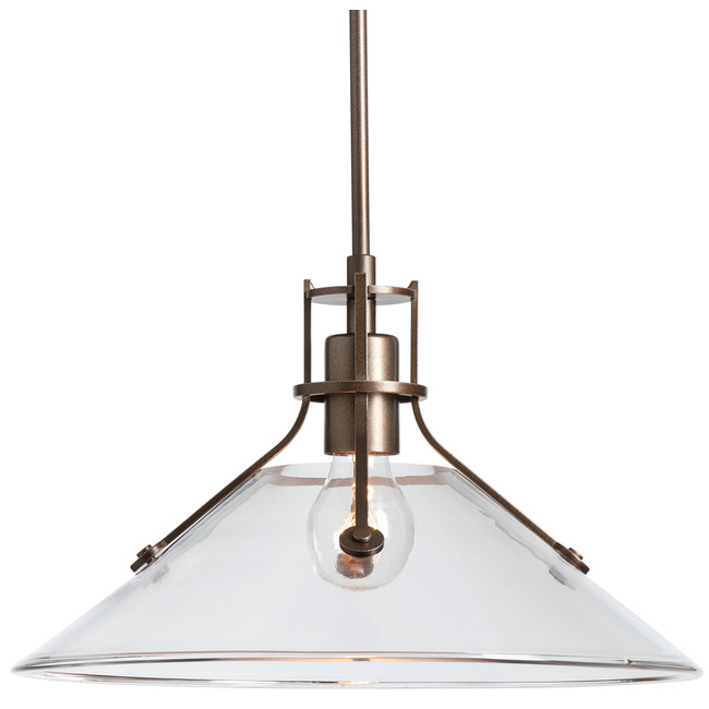 Henry Glass Outdoor Pendant by Hubbardton Forge