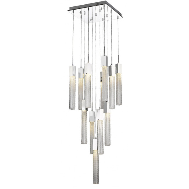 Boa Square Multi Light Pendant by Avenue Lighting