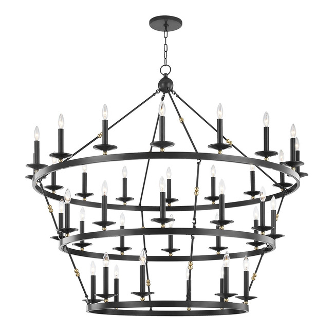 Allendale Three Tier Chandelier by Hudson Valley Lighting