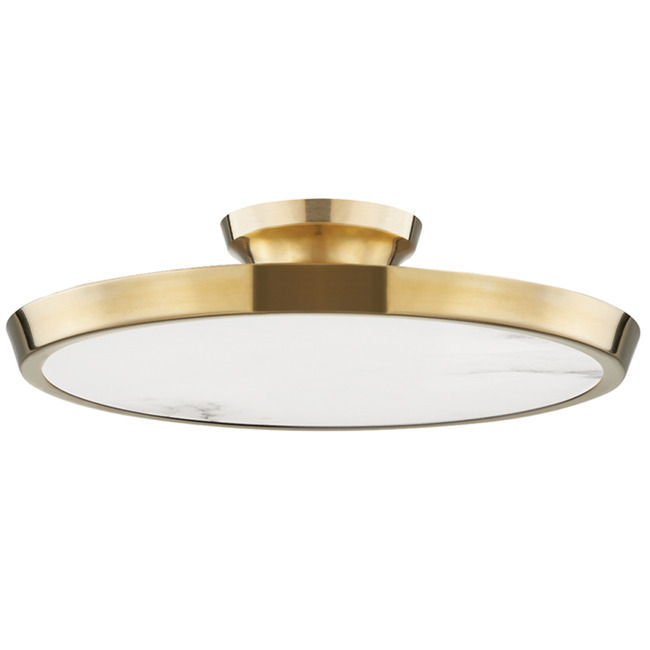 Draper Semi Flush Ceiling Light by Hudson Valley Lighting