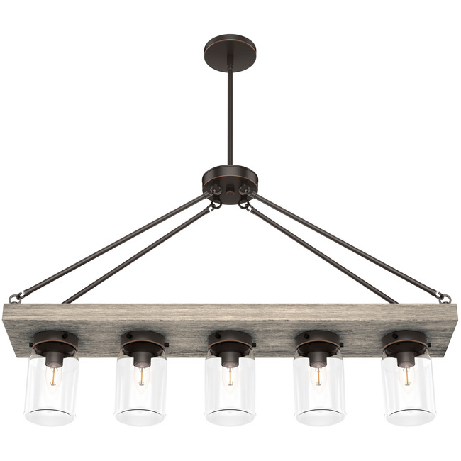 Devon Park Linear Chandelier by Hunter Fan