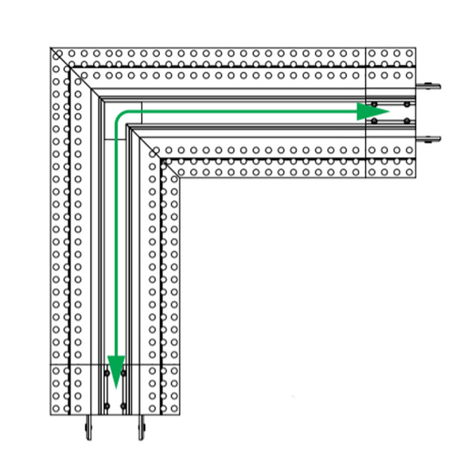 TruTrack Dual Source L Connector by PureEdge Lighting