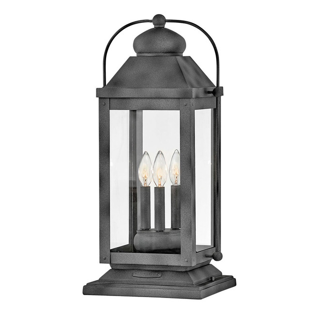 Anchorage 12V Outdoor Pier Mount Lantern by Hinkley Lighting