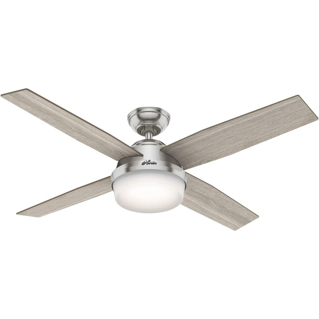 Dempsey Ceiling Fan with Light by Hunter Fan